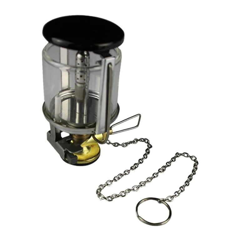 Gas Lantern Hiking Fuel Lamp Warm Compact Backpacking 80LUX Heater Gear
